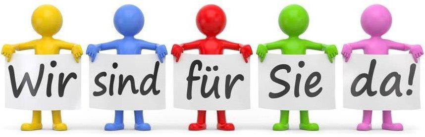 Wir sind fr Sie da